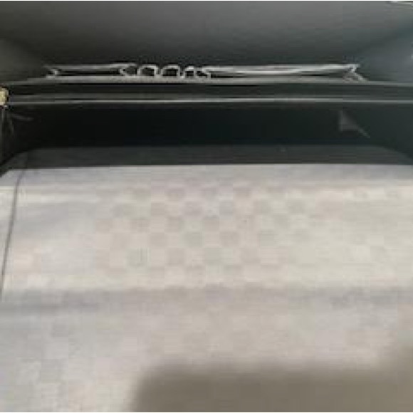 Samsonite leather flap over briefcase with shoulder strap and key - Picture 7 of 12